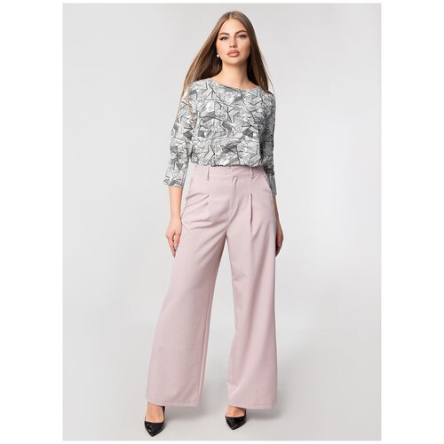 Брюки 03, SCANDZA, размер 48, бежевый