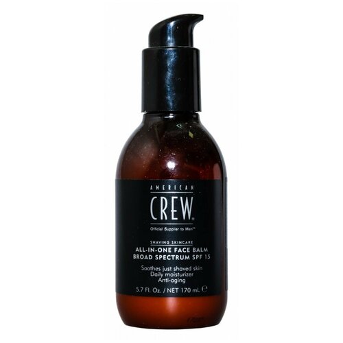 American Crew All in One Face Balm SPF 15 - Увлажняющий бальзам для лица 170 мл