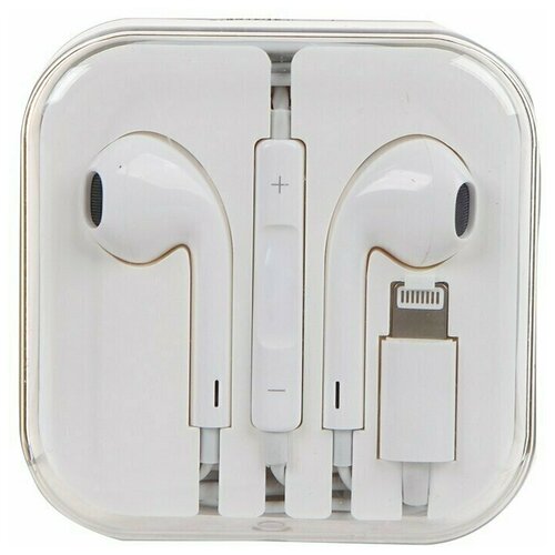 Наушники Wiwu Lightning Earbuds 302 White 6973218933054