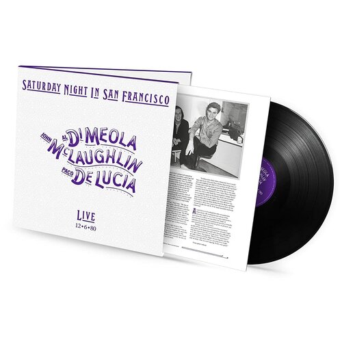 Виниловая пластинка Al Di Meola, john Mclaughlin, paco De Lucia. Night In San Francisco (LP)