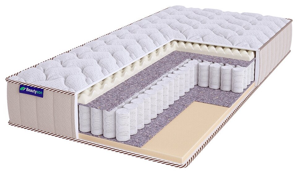 Матрас Beautyson Roll Spring Massage EcoLatex 2 S600 Lux 120х190