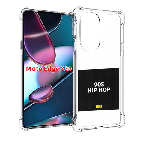 Чехол MyPads Eazy-E 90S Hip Hop для Motorola Moto Edge X30 задняя-панель-накладка-бампер