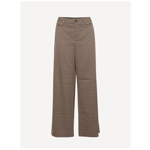 фото Брюки, цвет темно-синий клетка (navy blazer mix), размер 42 fransa