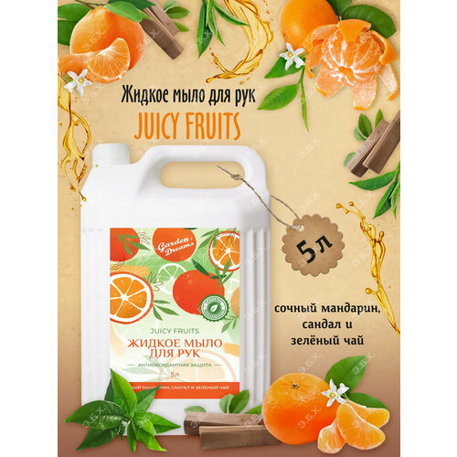 Жидкое мыло для рук Garden Dreams Juicy Fruits 5л