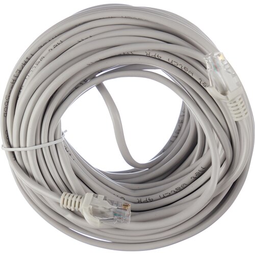 Патч-корд литой UTP Кат.5e (K-09200-25) 20м серый , SmartBuy патч корд интернет кабель 5 976w cat6 utp 20 0 метров