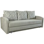 Прямой диван, Диван-кровать Стелла , механизм Еврокнижка Тик-так - изображение