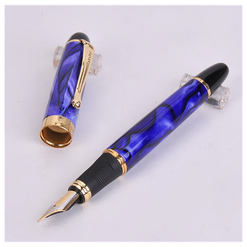 Перьевая ручка Jinhao X450 Lightning Blue 0,5mm (подарочная упаковка)