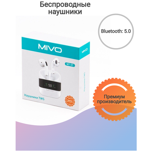 Наушники Mivo MT-07 White 4602022011307