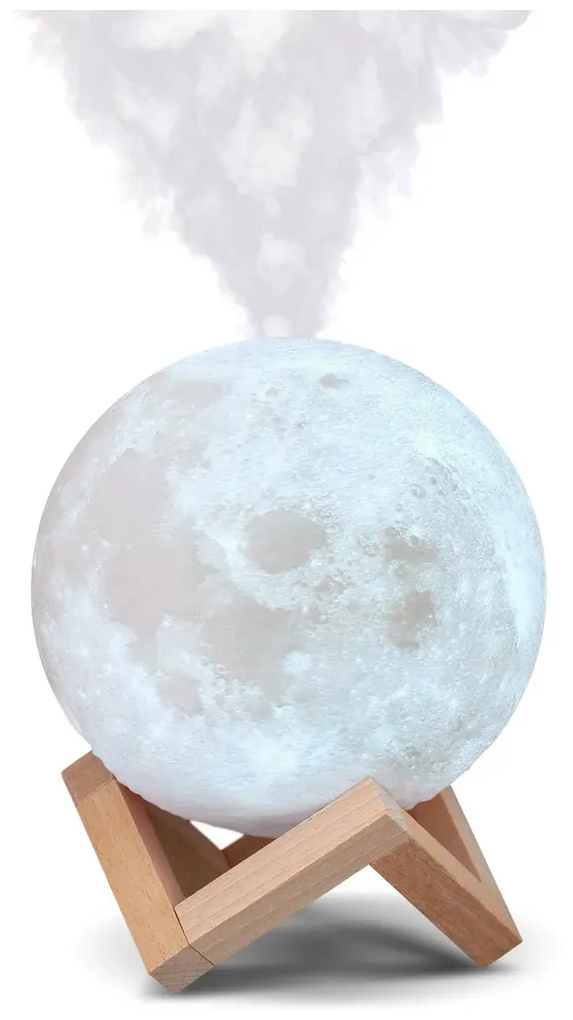 Светильник луна + увлажнитель 2 в 1 Moon Lamp Humidifier - фотография № 1