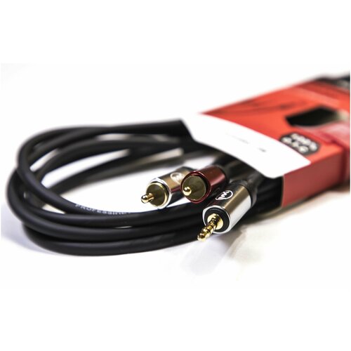 Аудио кабель MUZKABEL EYC053 - 3 метра, MINI JACK (3.5) - 2RCA кабель аудио 2rca – mini jack 3 5mm 2 метра