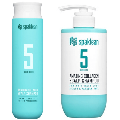 Spaklean Amazing collagen scalp shampoo, 300мл Шампунь для кожи головы с коллагеном