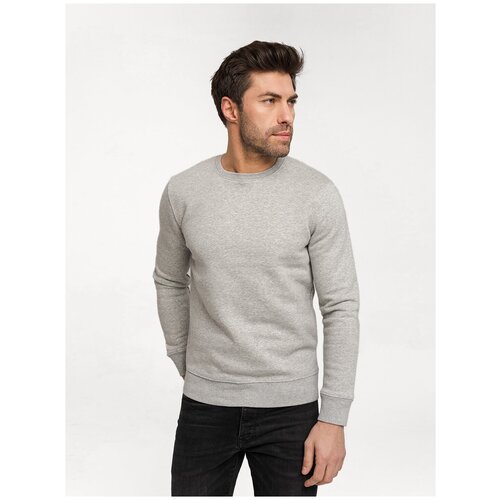 Теплый свитшот из органического хлопка Heather grey