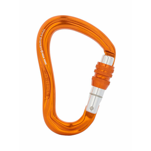 Карабин альпинистский Kailas Blaze Sg Screw Gate Carabiner, orange карабин kailas obbo screw gate iron gray