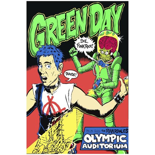 Картина по номерам на холсте Green Day - 2 40X60 40x60 day