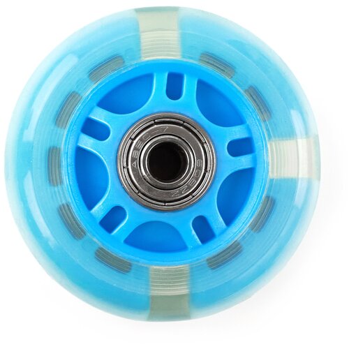 фото Колесо для самоката заднее светодиодное 2*8см светло-синий китай
