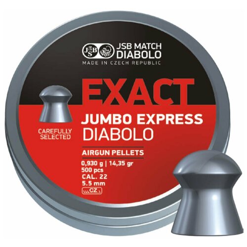 Пули для пневматики JSB Exact Jumbo Express 5,52мм 0,93г (500шт)