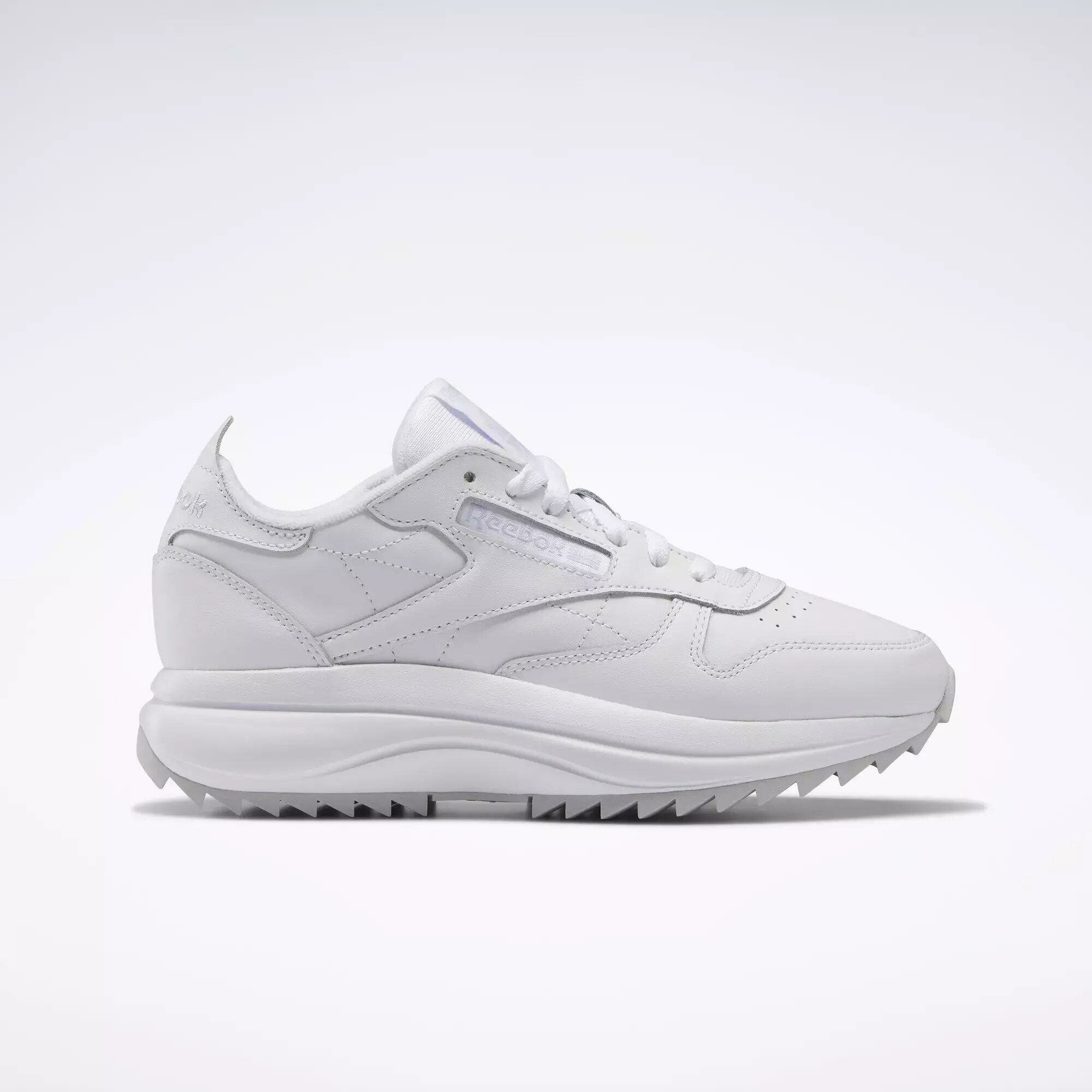 Кроссовки Reebok Classic Leather SP Extra, размер 7,5 US, белый/серый/сиреневый