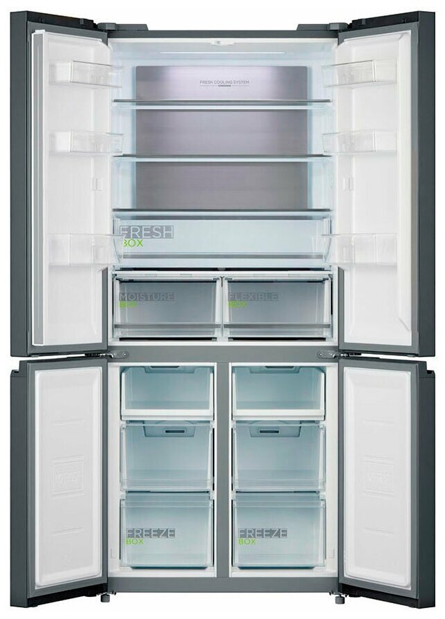 Холодильник отдельностоящий Midea MDRF644FGF02B - фотография № 3