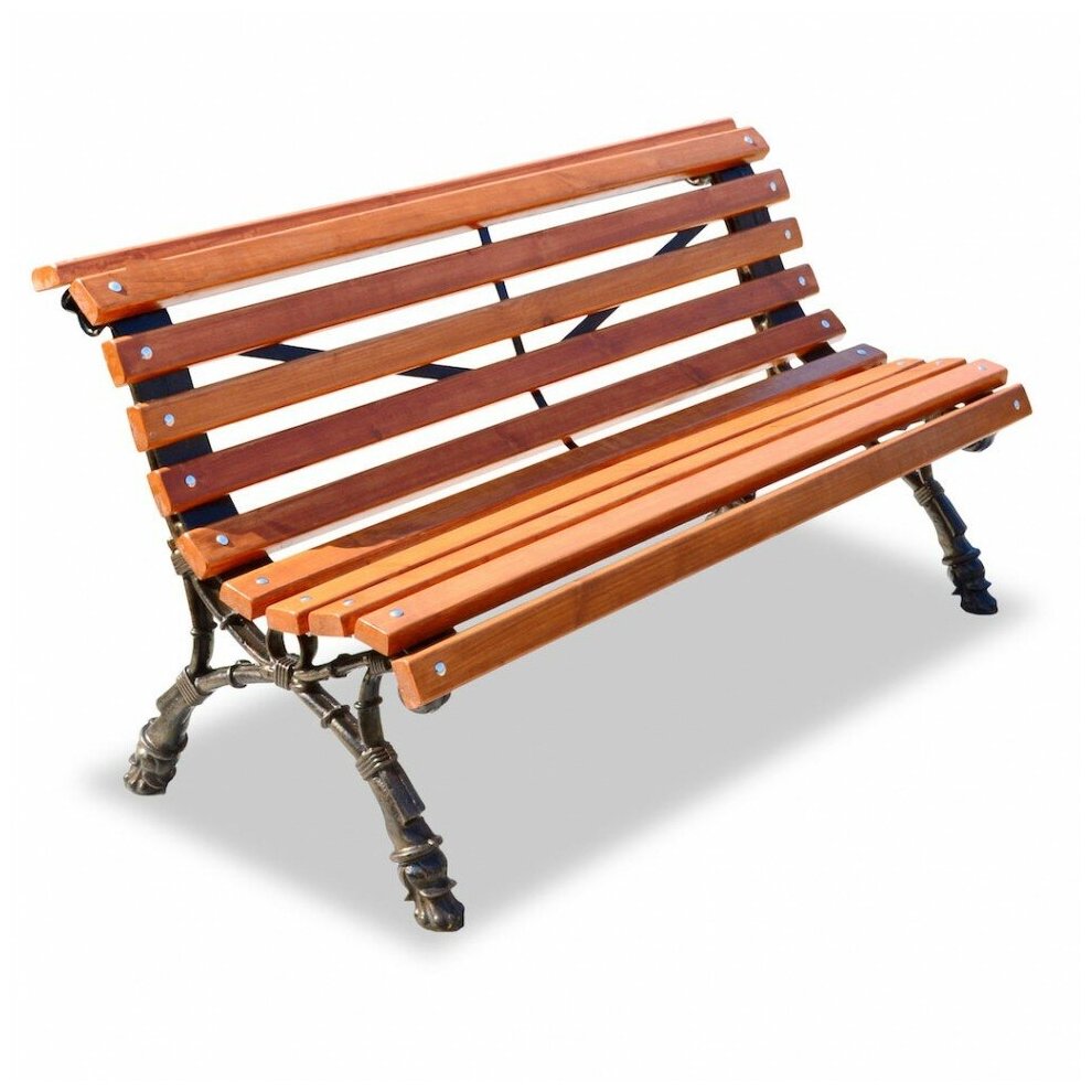 фото Скамейка чугунная НОВАЯ ЕВРОПА, 60x67x72 см