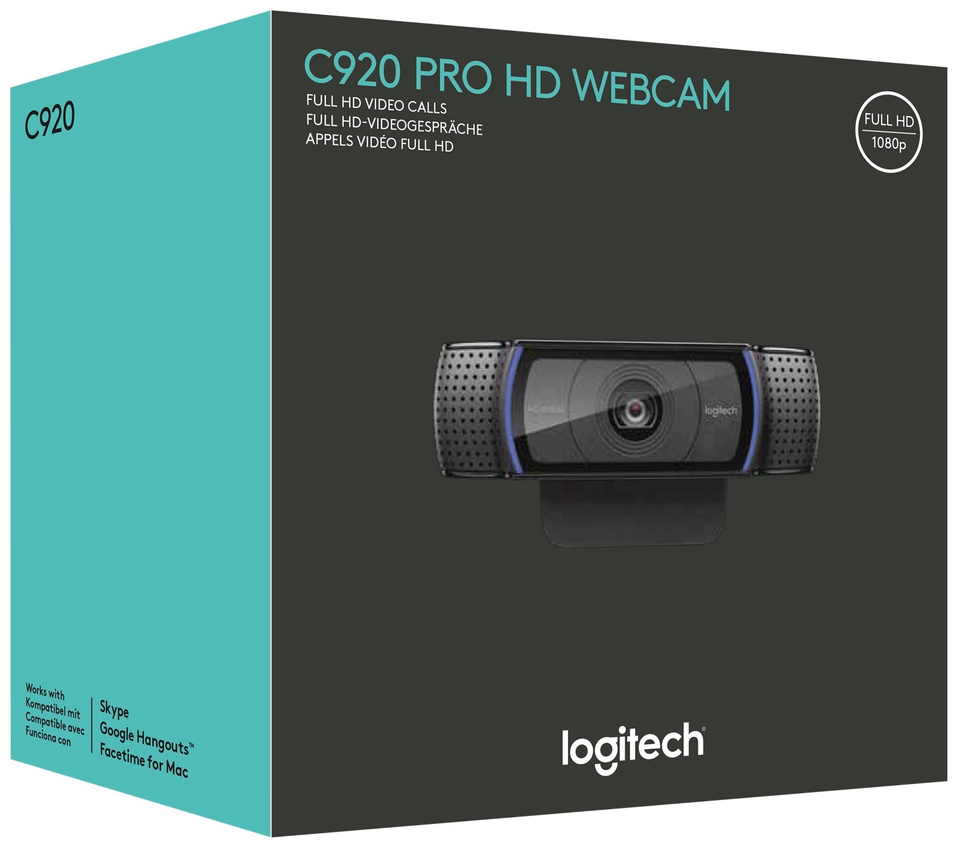 Веб-камера Logitech HD Pro Webcam C920, черный - фотография № 4