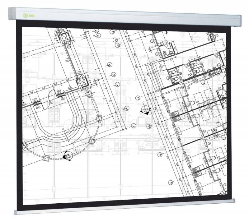 Рулонный cactus Wallscreen CS-PSW-124x221