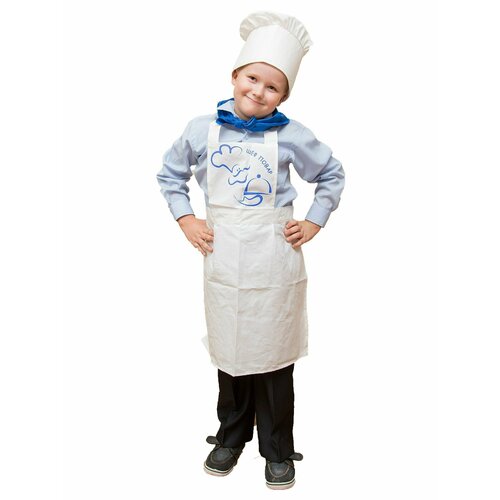 фото Детский костюм поваренка бока