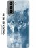 Силиконовый чехол Голубоглазый волк на Samsung Galaxy S21 FE 5G /...