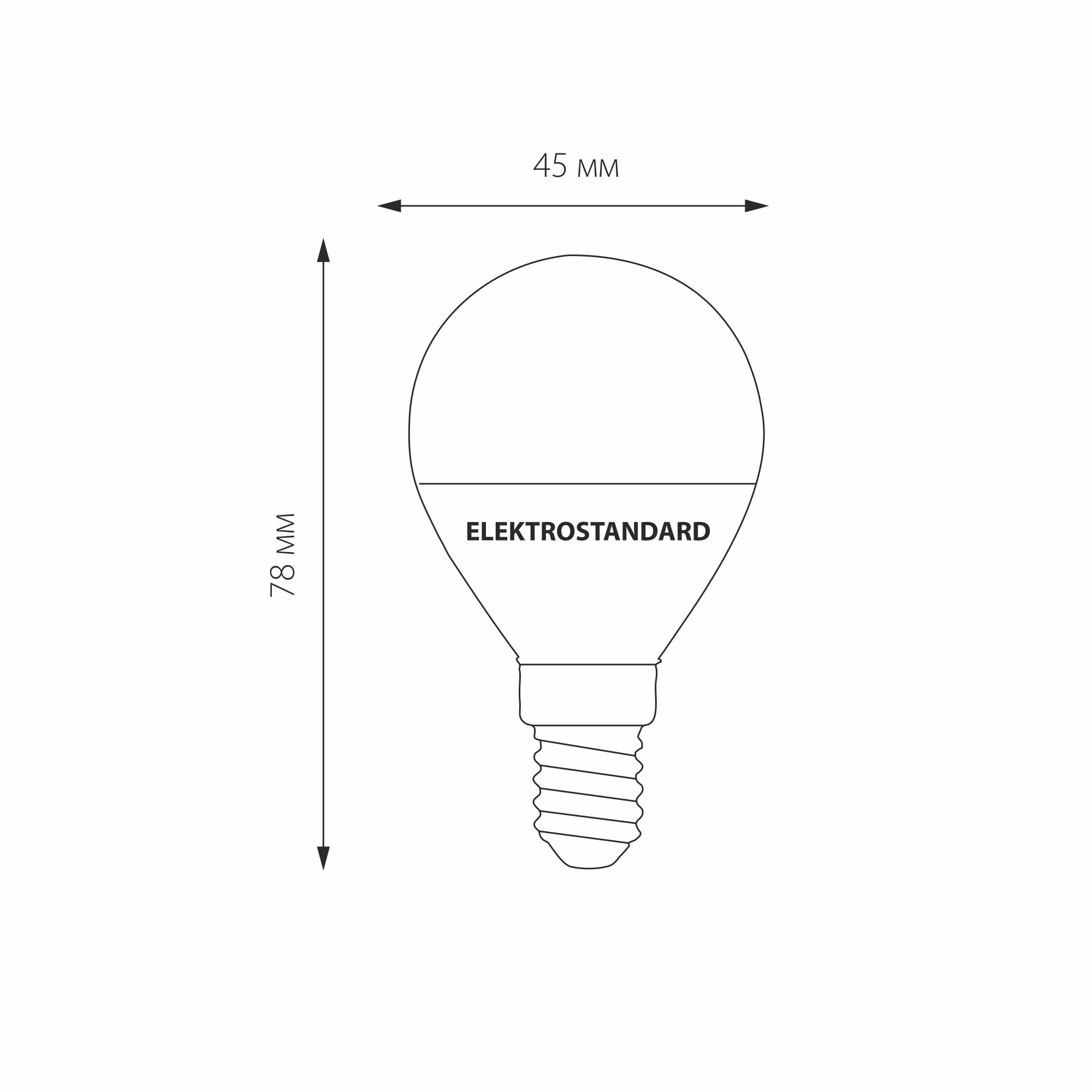 Светодиодная лампа G45 7W 4200K E14 LED Mini Classic Elektrostandard, матовое стекло (BLE1406) - фотография № 5