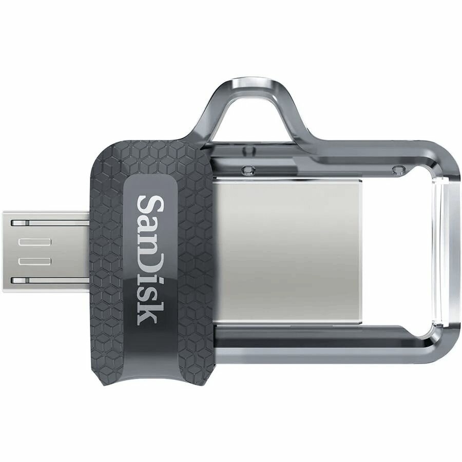 Флешка SanDisk Ultra Dual Drive m3.0 16 ГБ, 1 шт., серый - фотография № 8