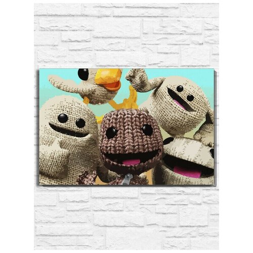 Картина по номерам на холсте игра little big planet - 9634 Г 30x40