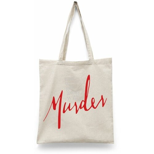 фото Сумка-шоппер унисекс каждому своё "как избежать наказание за убийство/сериал" черная