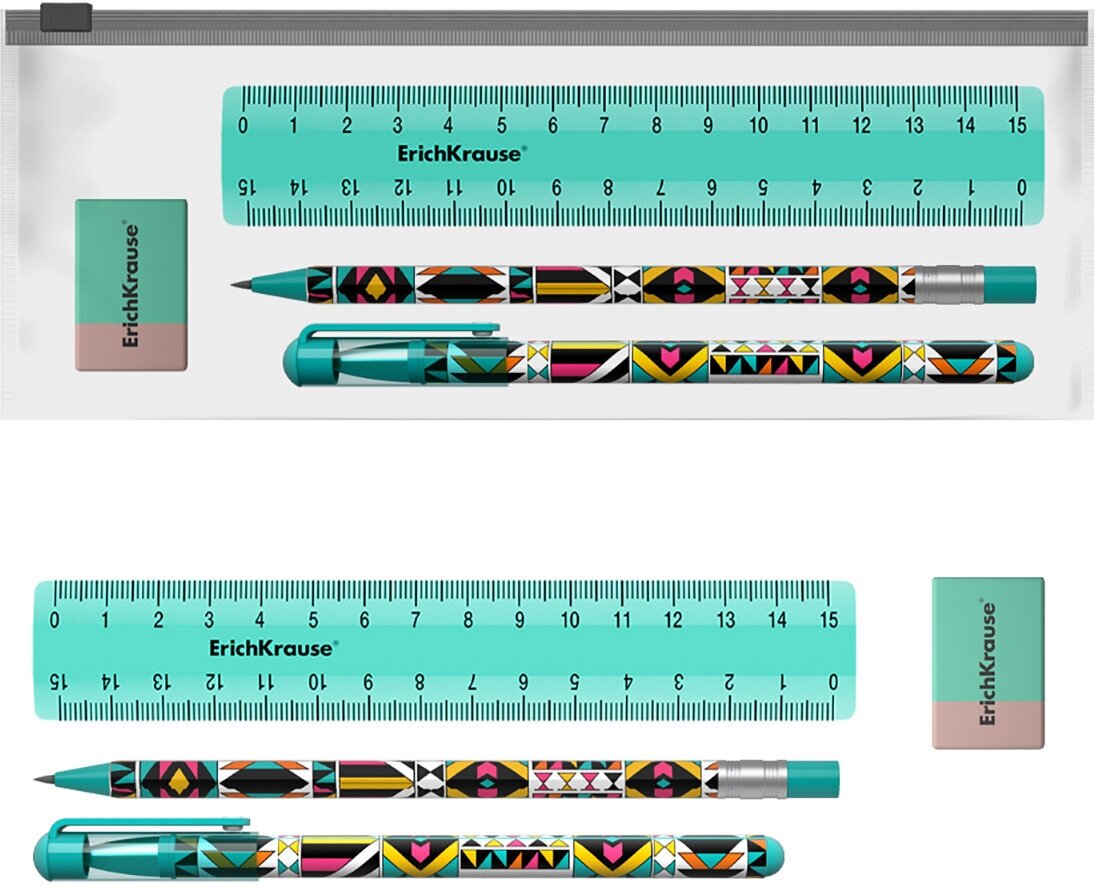 ErichKrause Набор в zip-пакете Ornament 54541