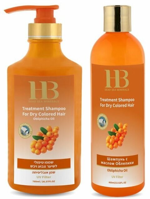 Шампунь Health & Beauty Treatment Shampoo For Dry Coloured Hair, 780 мл