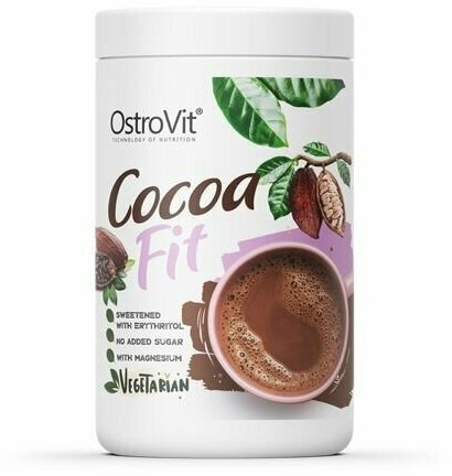 Какао с магнием OstroVit Cocoa Fit Vegeterian 500 г - фотография № 2