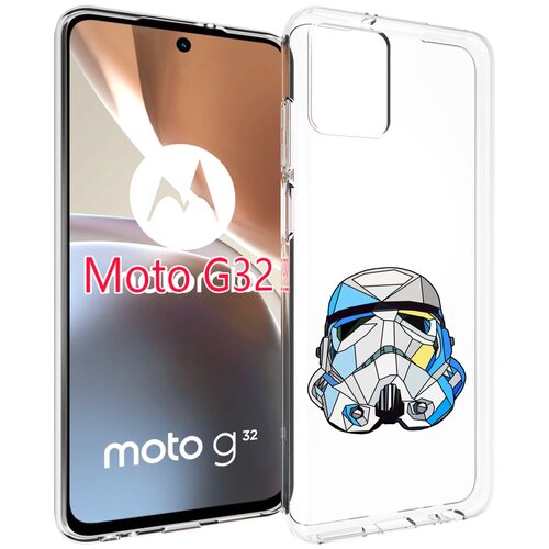 Чехол MyPads star wars дарт вейдер для Motorola Moto G32 задняя-панель-накладка-бампер