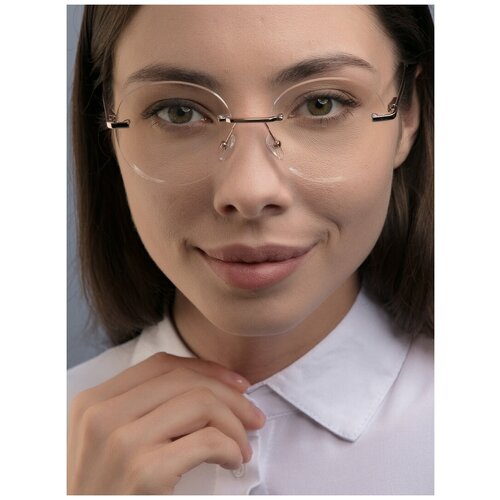 Готовые очки для зрения с диоптриями -0.75 РЦ 62-64 / Очки для чтения женские / Оправа для очков