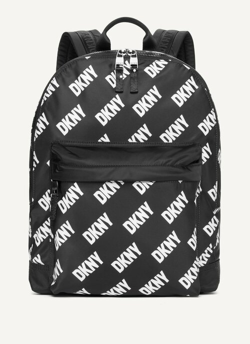Рюкзак DKNY, фактура гладкая, черный