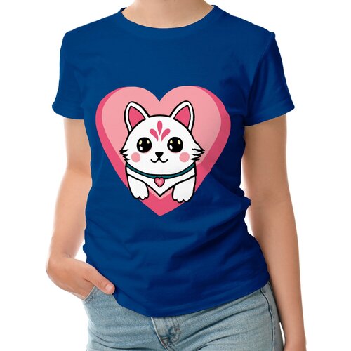 фото Футболка roly, размер l, синий