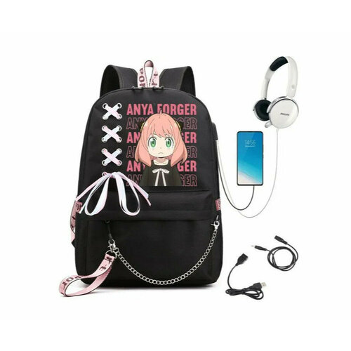фото Рюкзак аниме spy х family / городской рюкзак подростковый/ школьный рюкзак с принтом hazakura