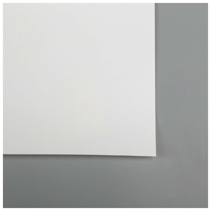Фотофон PVC однотонный "Белый" 70х140 см