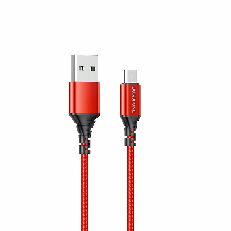 Кабель USB MicroUSB Borofone BX54 <красный>