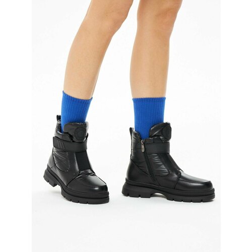 фото Полусапоги meglias, полнота f, размер 39, черный