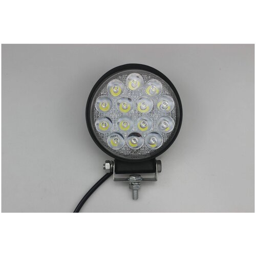 Фара светодиодная 12-24V 42W 14 LED направленный свет алюминевый корпус 80*80*25мм GL8035
