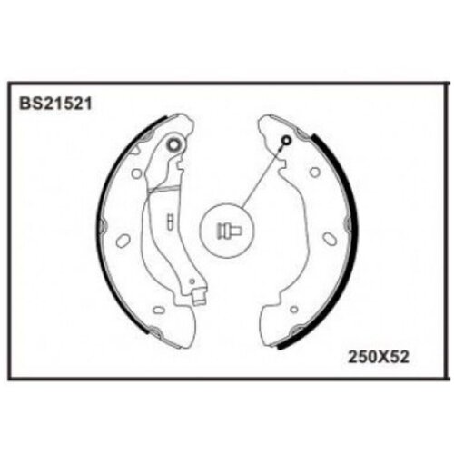 Колодки тормозные барабанные Ford Transit 2000-2014 FWD