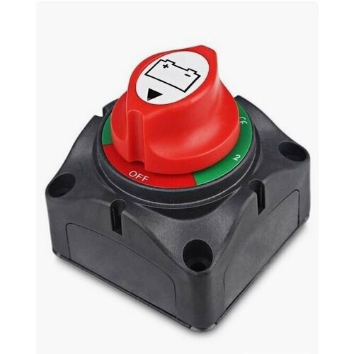 Выключатель массы на 2 АКБ, 275/1250 А, 12-48 В, 68 х 68 х 75 мм, корпус Черный