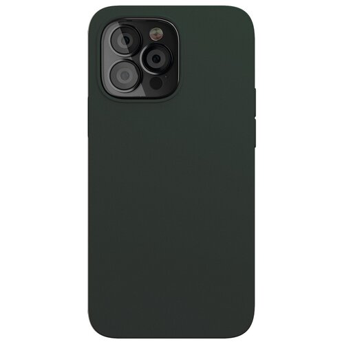фото Чехол vlp silicone case для apple iphone 13 pro, dark green
