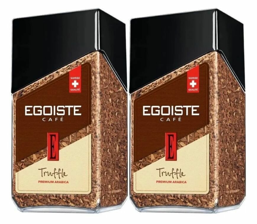 EGOISTE Растворимый кофе Egoiste Truffle (Эгоист Трюфель),2х 95г - фотография № 1