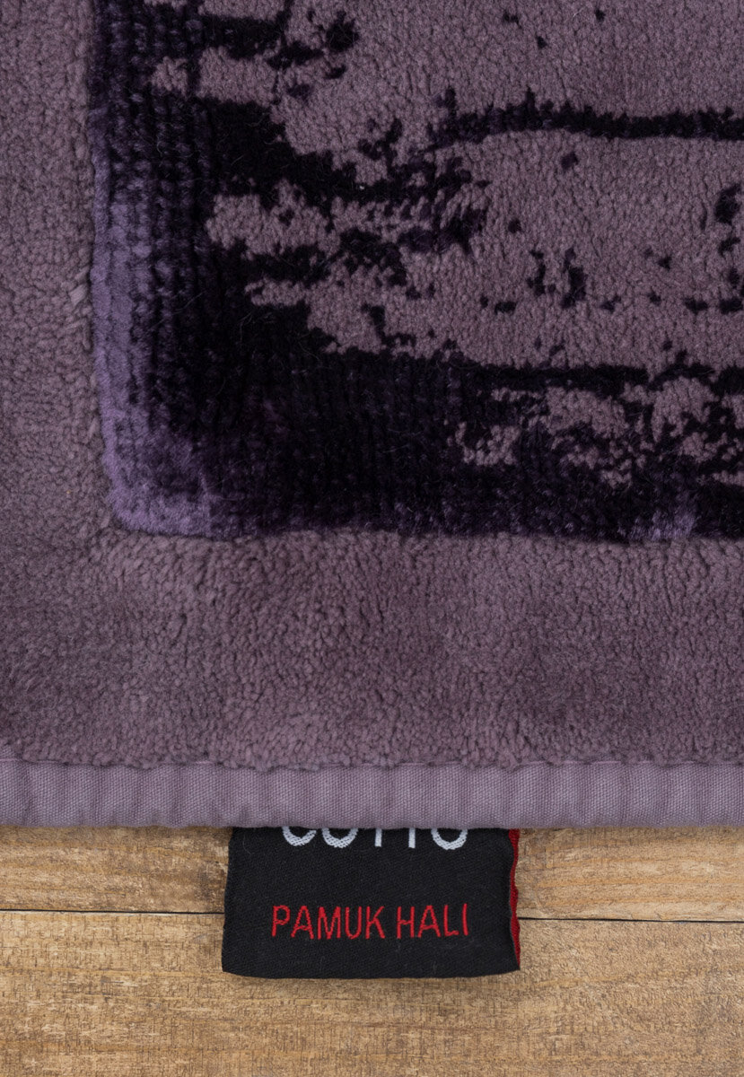 Ковер на пол 0,8 на 2 м в спальню, гостиную, фиолетовый Cotto Lux Patchwork Damson - фотография № 8
