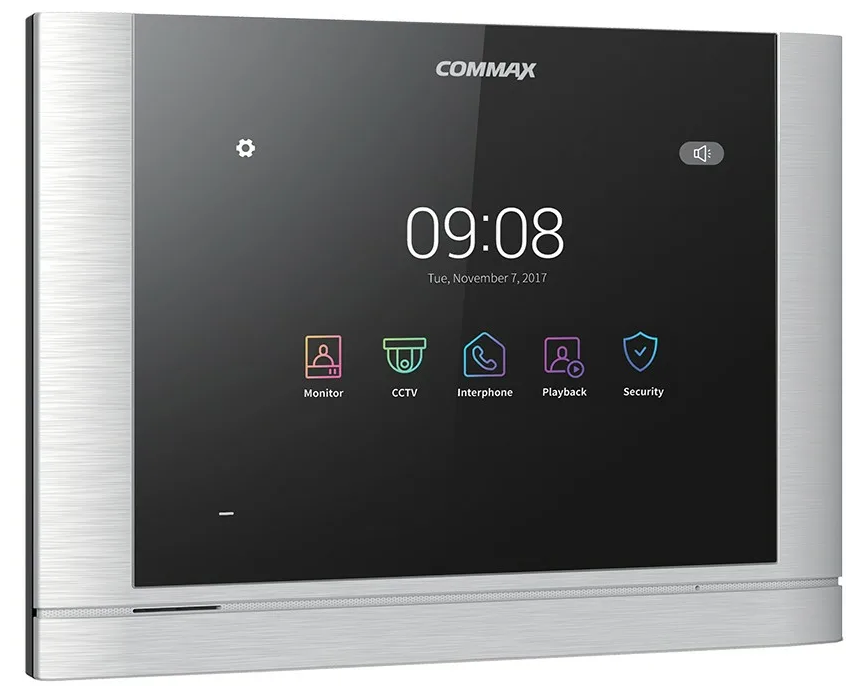 Видеодомофон COMMAX CDV-704MF Темное серебро