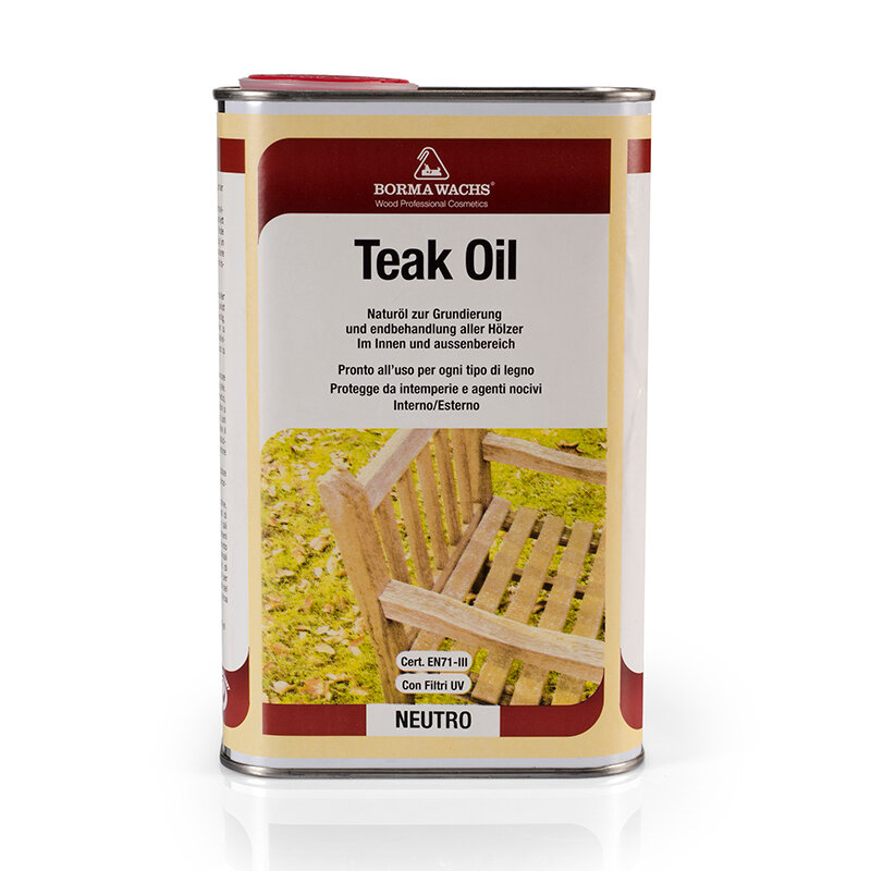 Borma Wachs Teak Oil Масло тиковое на масляной основе, бесцветный (1л)